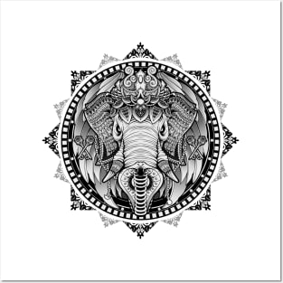 Elephant Medallion Posters and Art